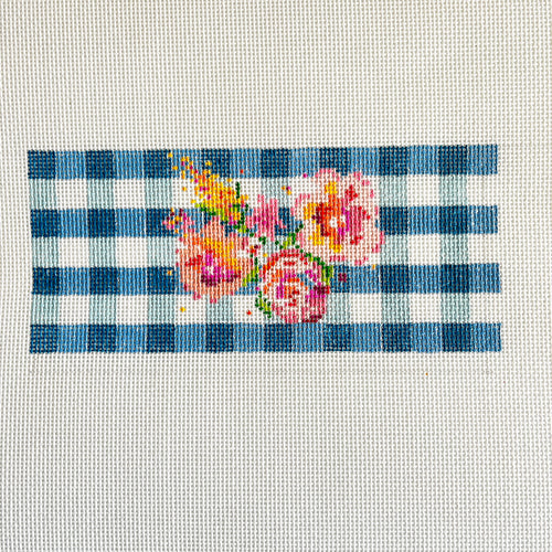 flowers on gingham