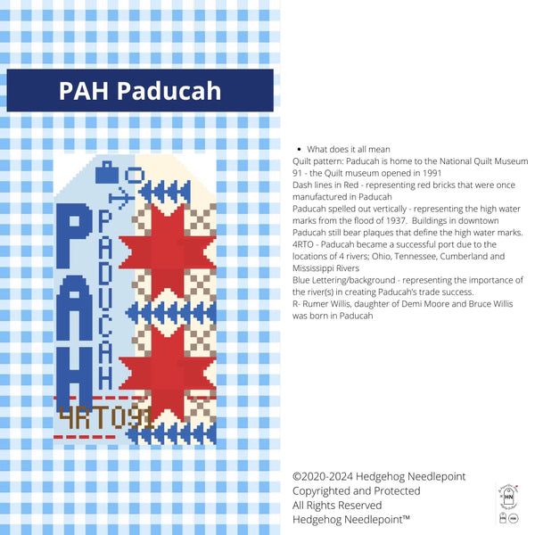 Retro Travel Tag · Paducah