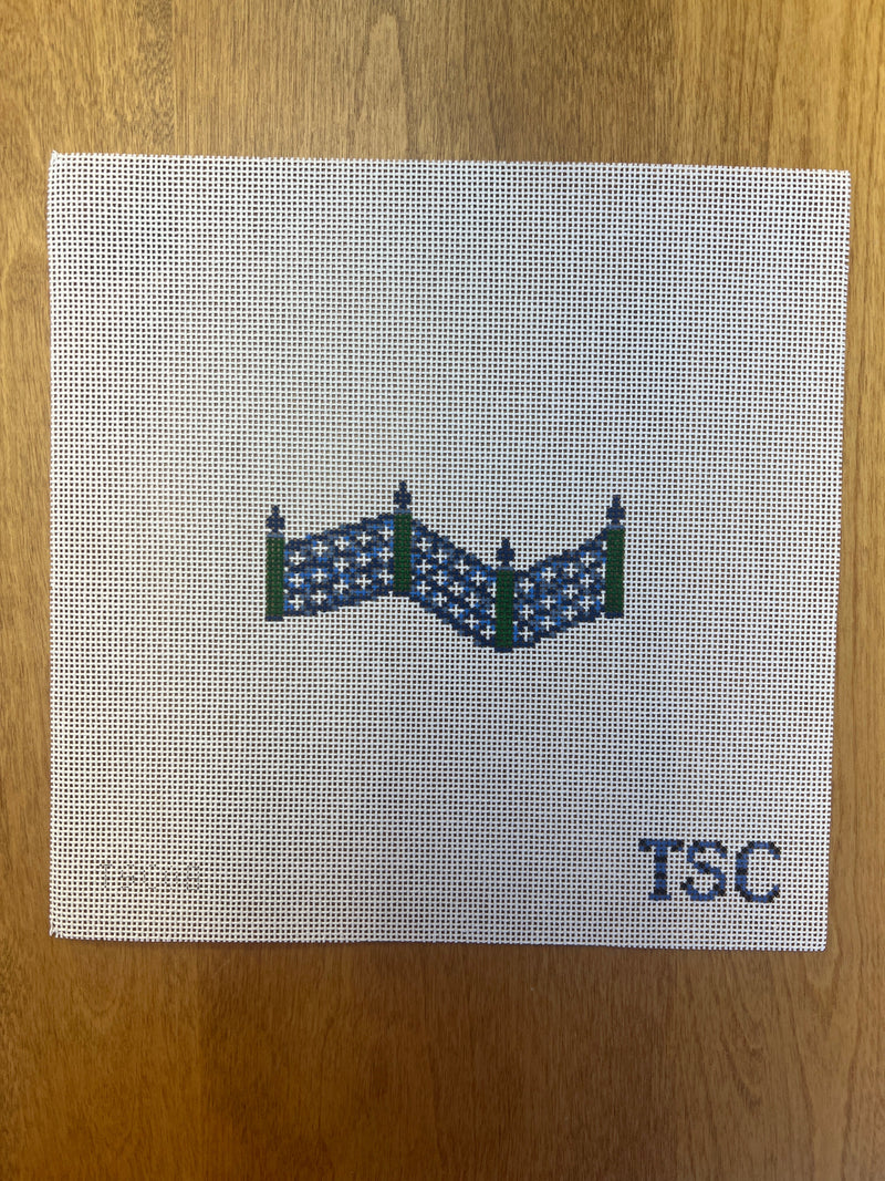 The Sheffield Collection ·  Blue Willow Deconstructed-Fence