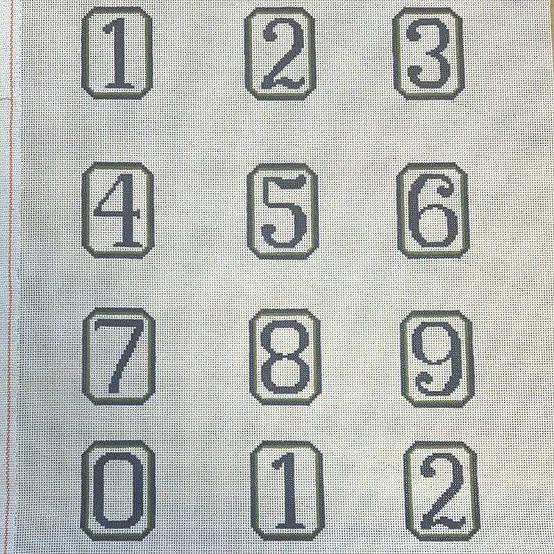 Kirkland Design ·  Blue/Green Perpetual Calendar Numbers