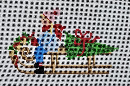 Festive Sled - Girl