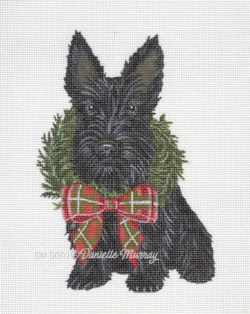 Dog: Holiay Scottie ornament