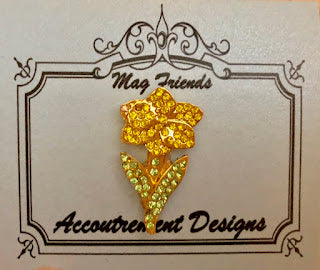 Daffodil - Rhinestone Needleminder