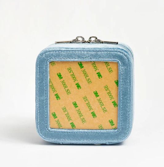 4" Square Velvet Jewelry Box