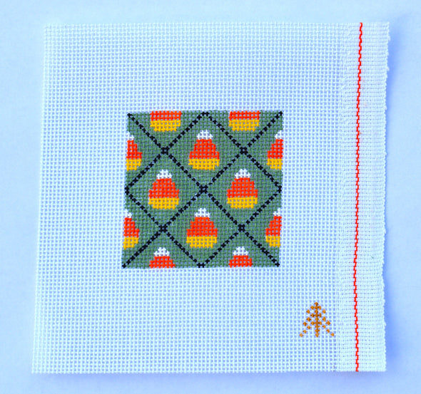 Coozie Insert - Diamonds Candy Corn