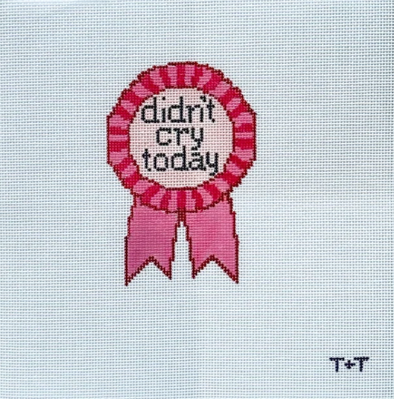 Didn't Cry Today Ribbon Badge