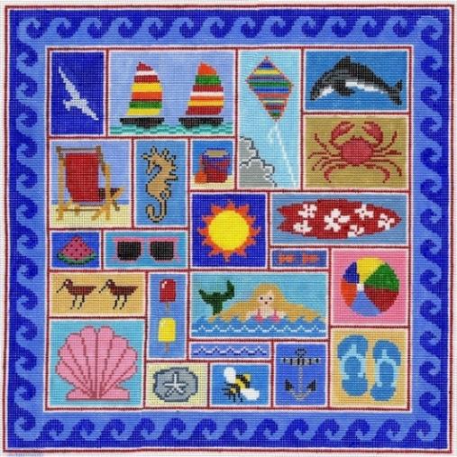 Beach Fun Pillow