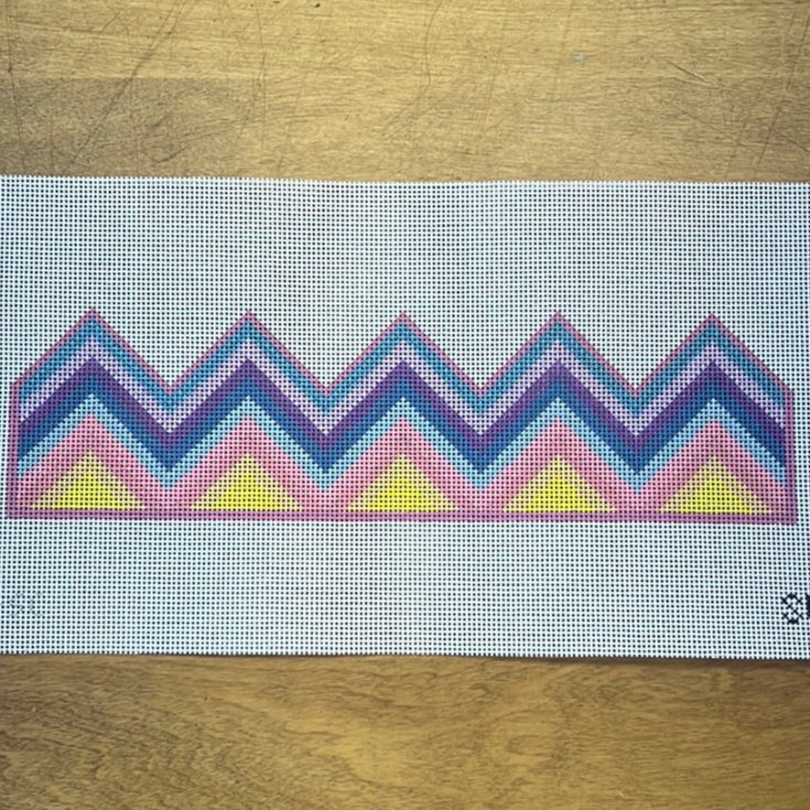 Maddie Sweet ·  Birthday Crown-Sunset Chevron