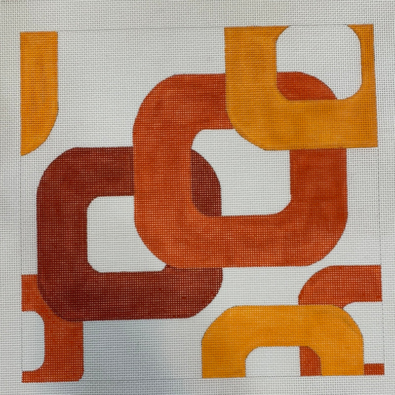 Orange Geometric