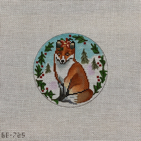 Christmas Fox Ornament