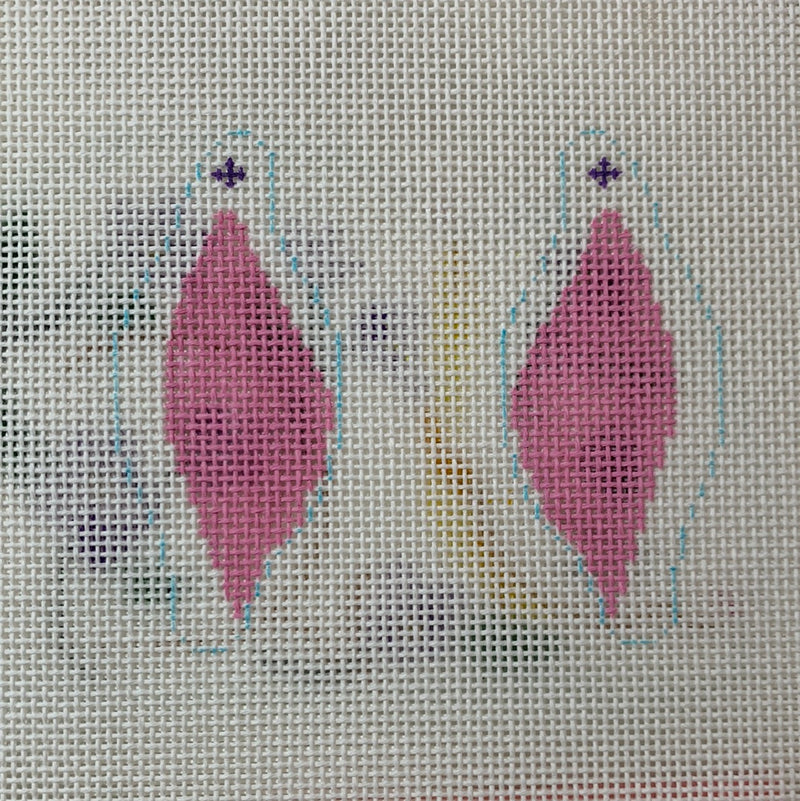 2-Sided Bunny - Violets (18 mesh)