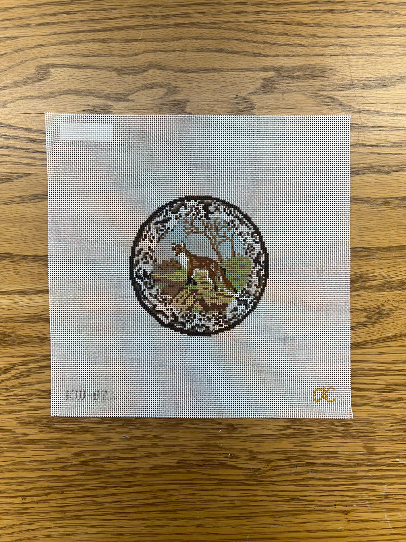 Kate Woodward ·  Transferware Fox Plate