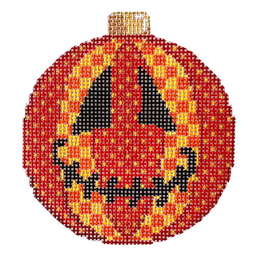 Jack O Patches Ball Ornament