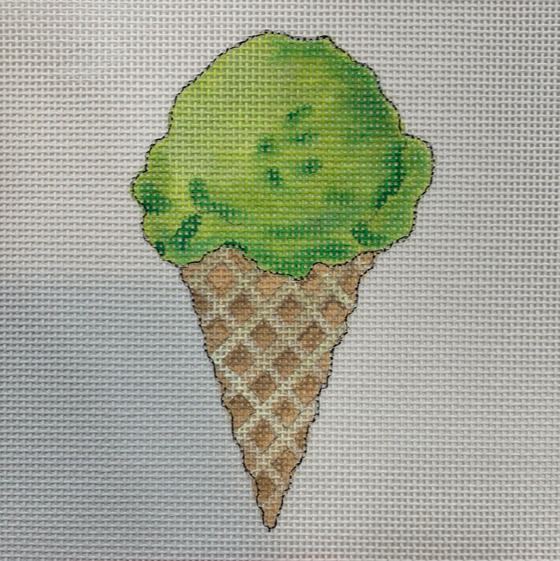 Mint Ice Cream Cone
