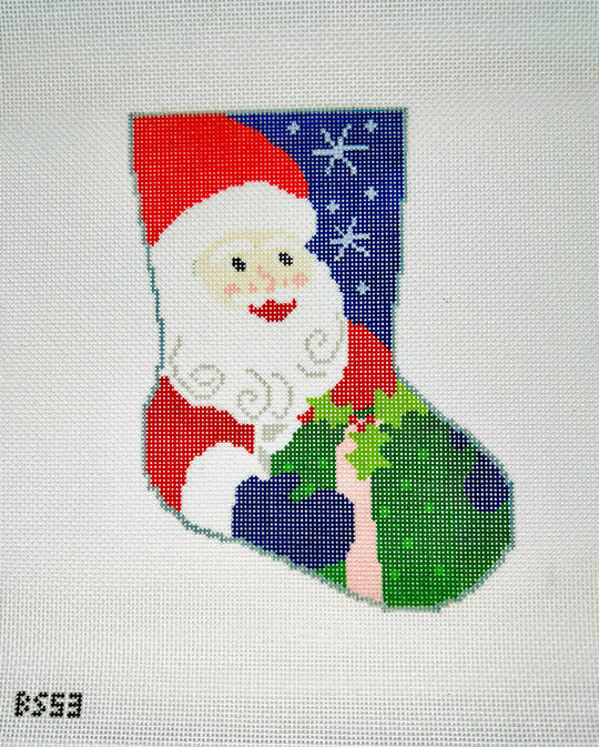 Ho Ho Ho Santa - Ornament Sized Stocking