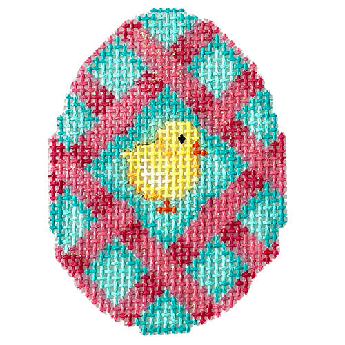 Pink Lattice/Chick Mini Egg