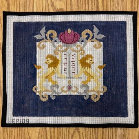 Lion and Tablets, Navy Tallis