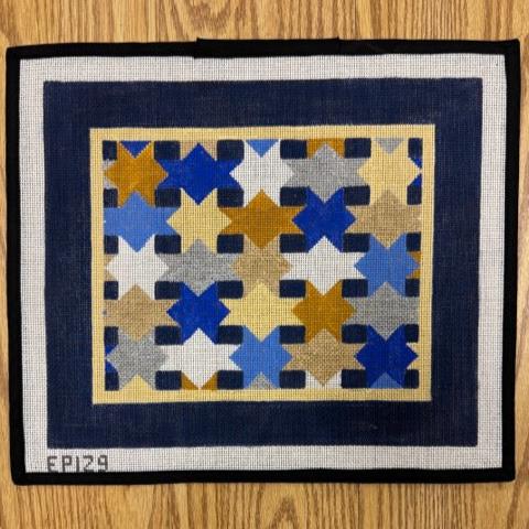 Metallic Patchwork Stars Tallis