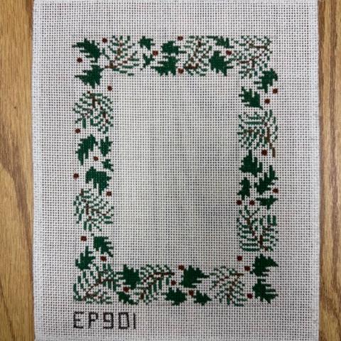 Pine Boughs and Leaves Picture Frame