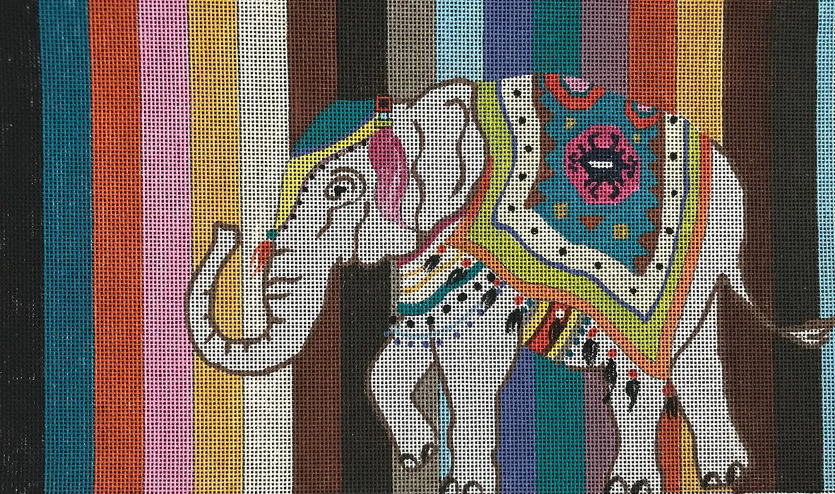 Clutch - Elephant on Stripes