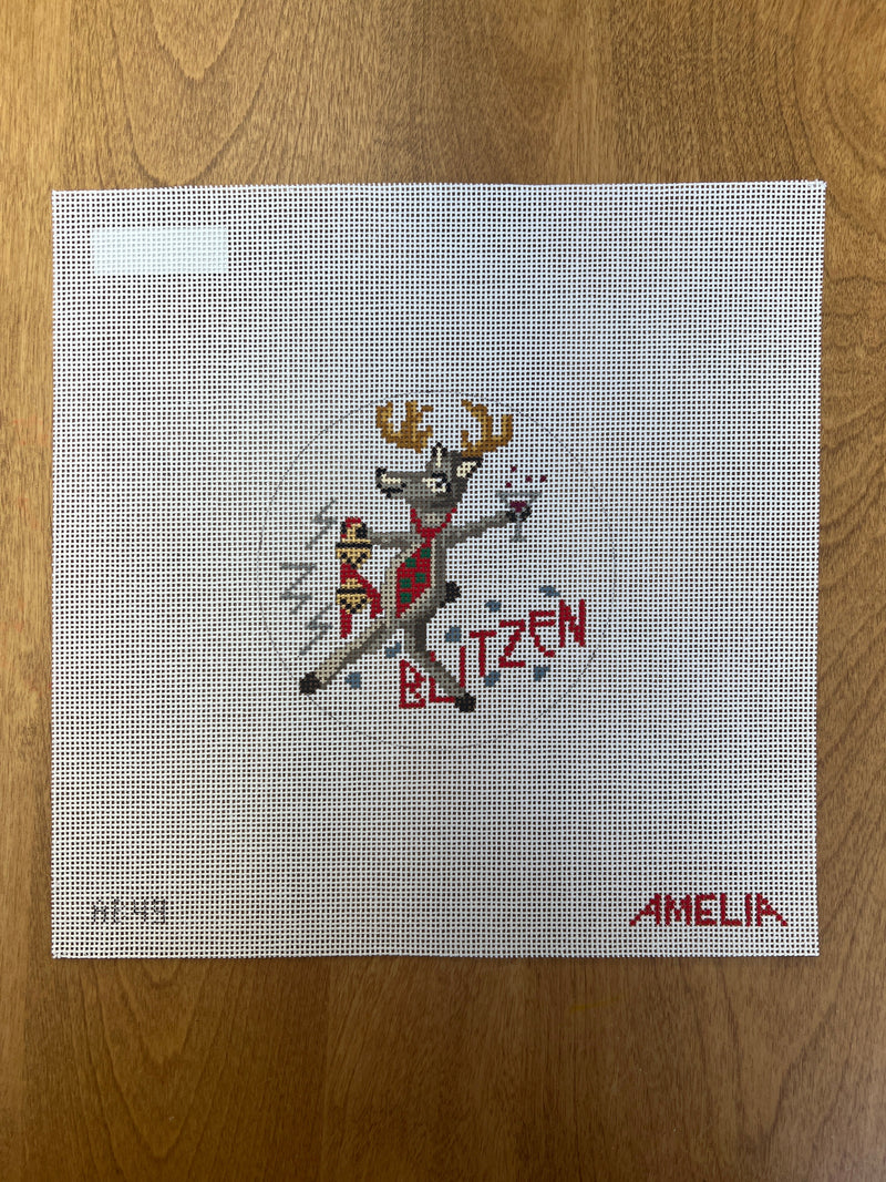 Amelia Bond ·  Reindeer Series-Blitzen Ornament