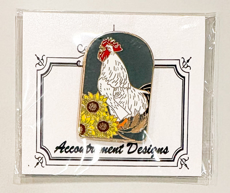 Rooster with Sunflowers Needleminder
