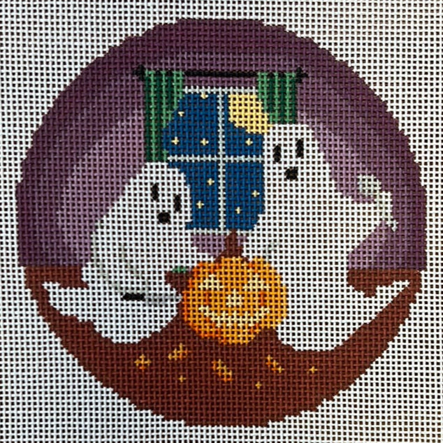 Maddie Sweet ·  Ghosts Carving Pumpkins