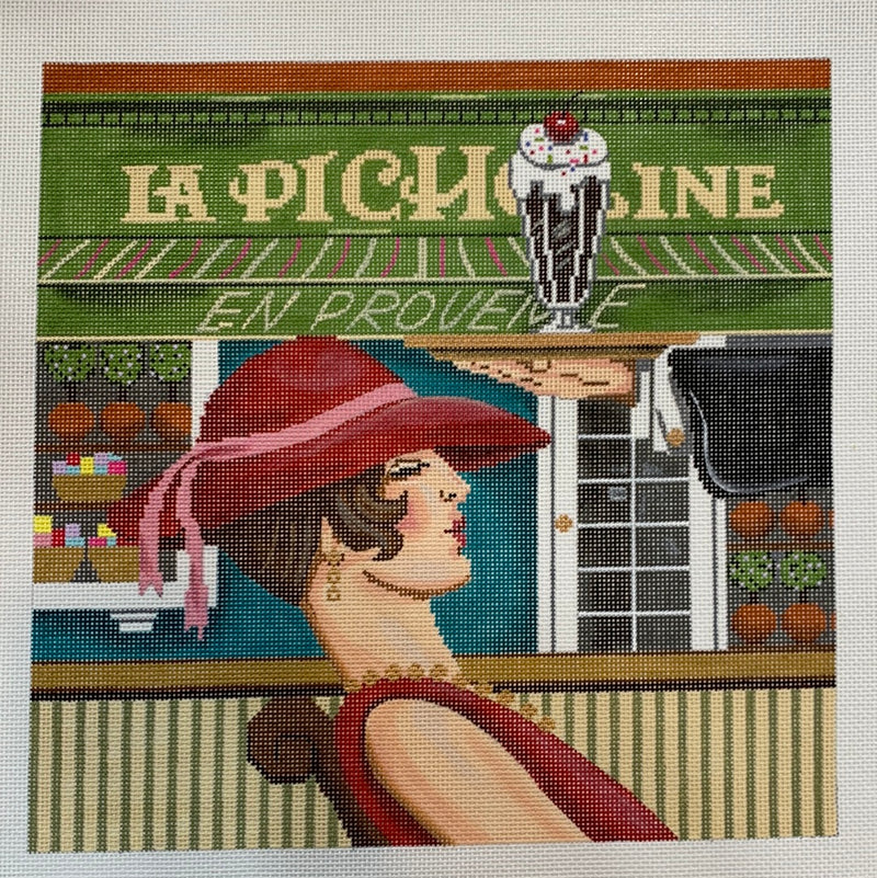 Parisian Lady w/ Ice Cream
