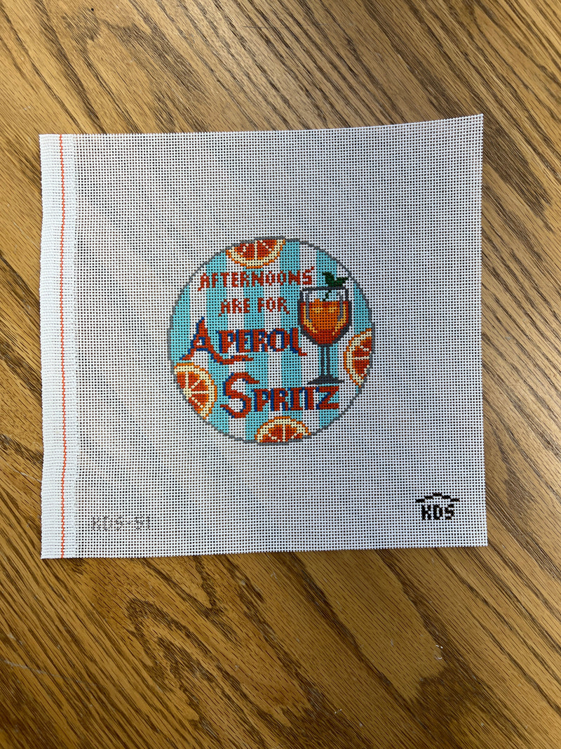 Kirkland Design ·  Happier Hour Coasters-Aperol Spritz