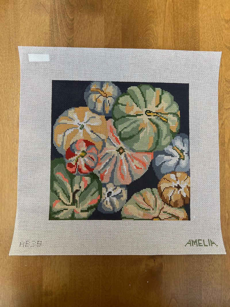 Amelia Bond ·  Tumbling Pumpkins Pillow