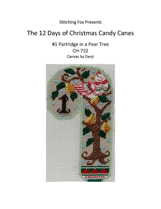 Stitch Guides for Candy Canes · 12 Days of Christmas
