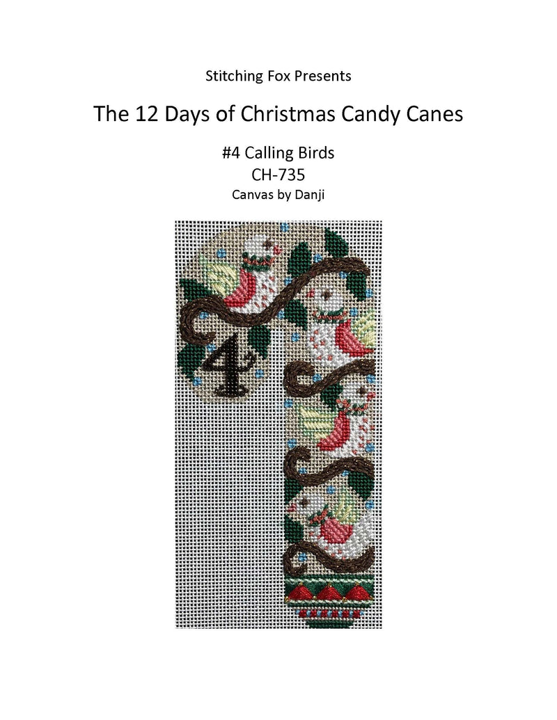 Stitch Guides for Candy Canes · 12 Days of Christmas