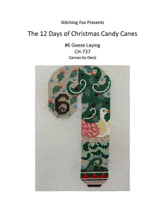 Stitch Guides for Candy Canes · 12 Days of Christmas