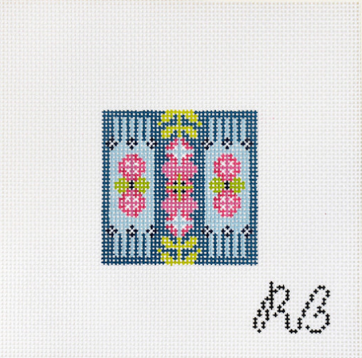 Floral Fringe - Blues