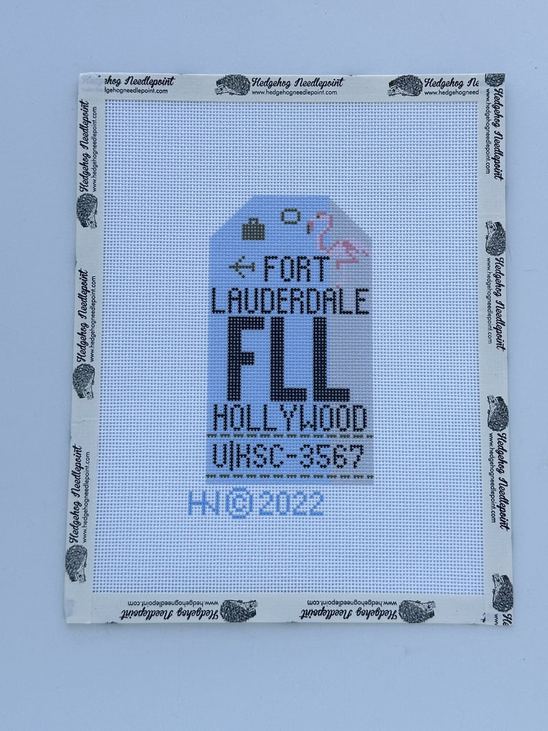 Retro Travel Tag · Fort Lauderdale