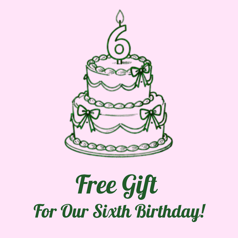 Free Gift · 6th Birthday