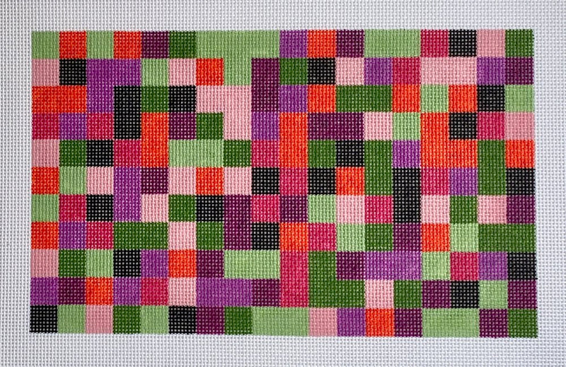 Patchwork Clutch - Berry Field