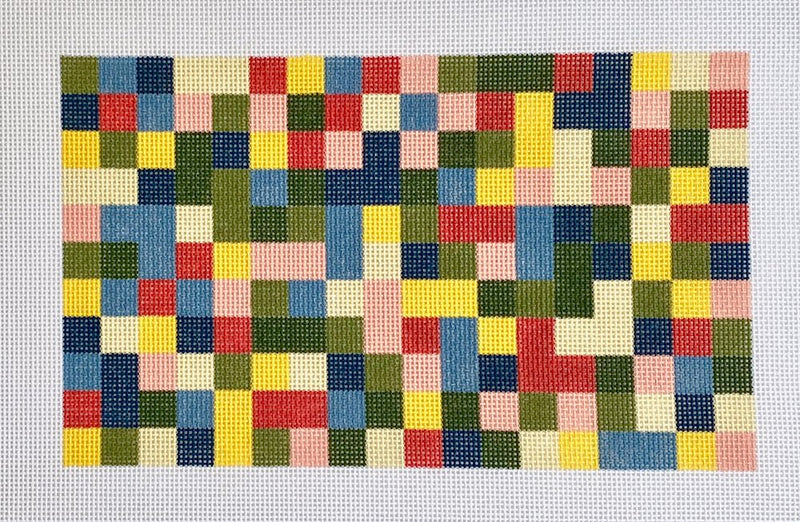 Patchwork Clutch - Spring Garden