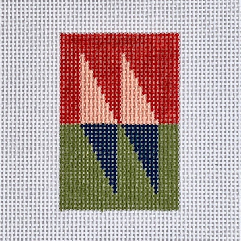 Side Diamonds Wallet - Springtime