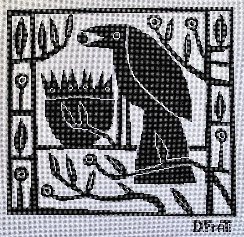 Mama Bird with 4 Chicks