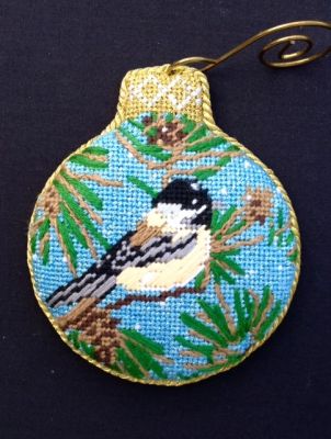 Chickadee Reflection Bauble