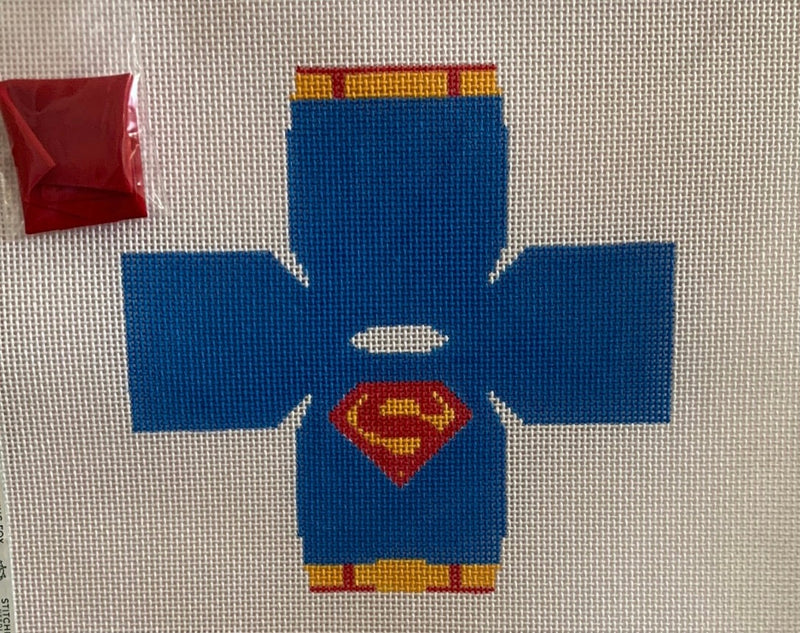 Superman 3-d ornament canvas