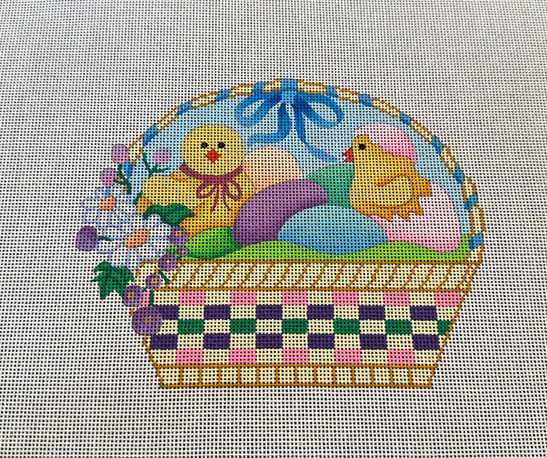Easter Chicks in a Basket