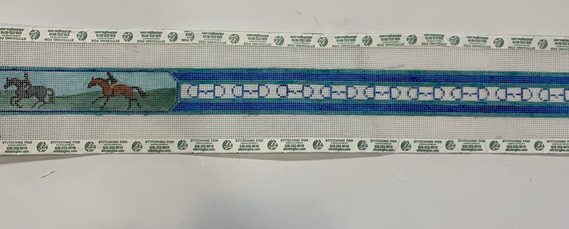 Hunt Scene w/ Horse Bits & Stripes Belt