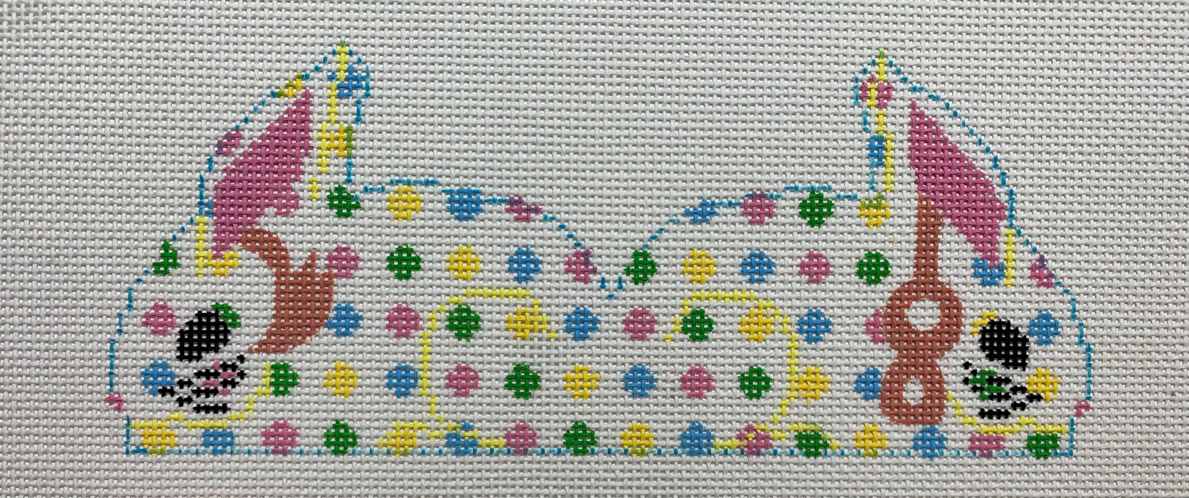 2-Sided Bunny - Polka Dots (13 mesh)