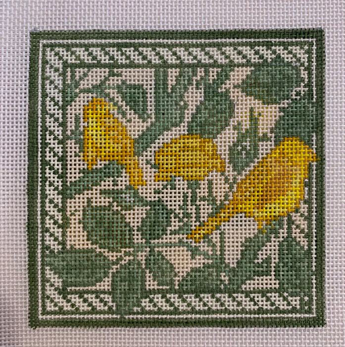Wm's Yellow Bird Coasters