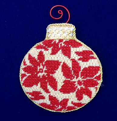 Poinsettia Reflection Bauble