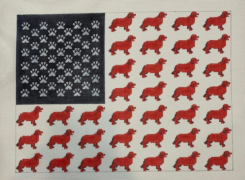 Golden Retriever Flag