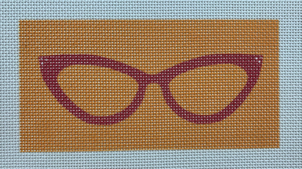 Cat Eyes Glasses - Orange & Pink (13 mesh)