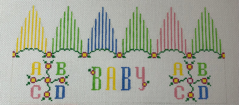 Alphabet Carousel with Flowers